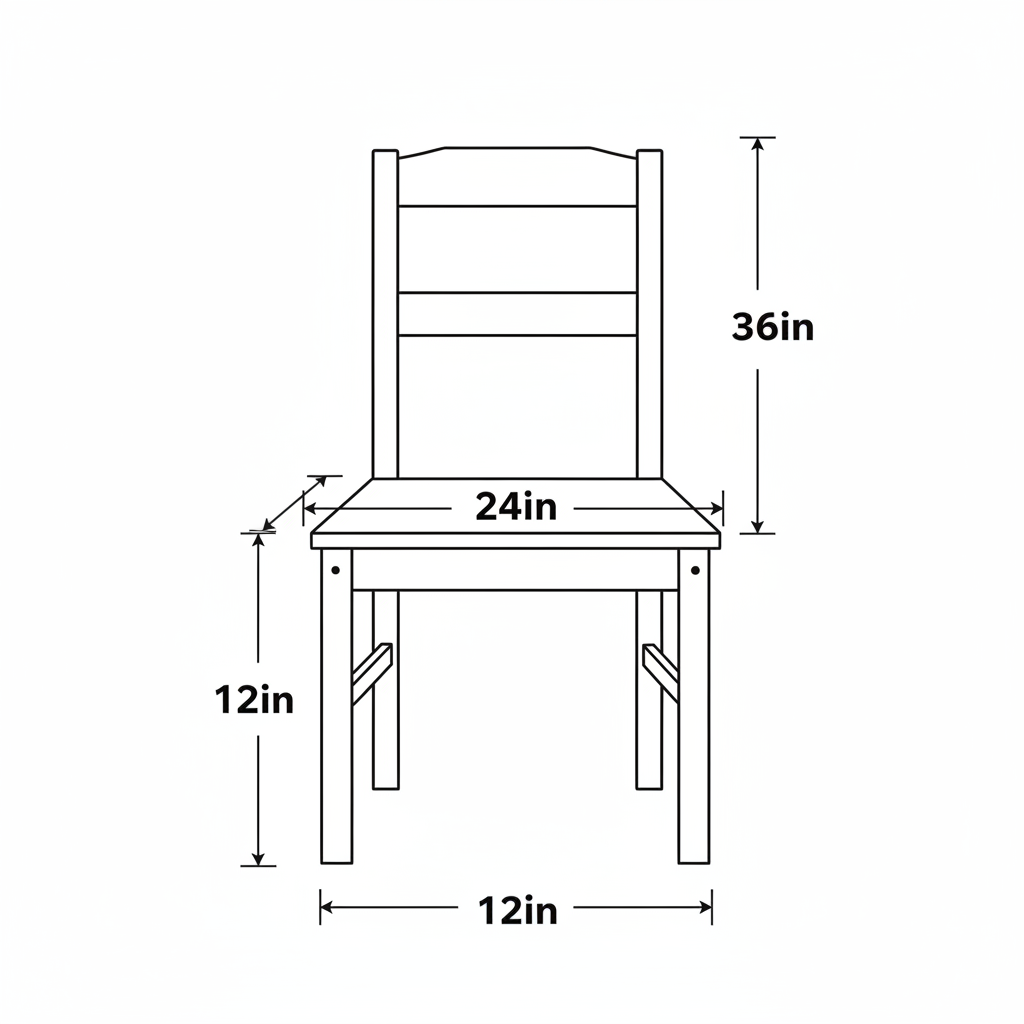 A kitchen chair