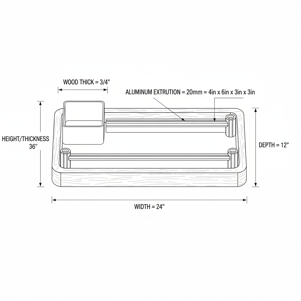 Mixed-Material Valet Tray