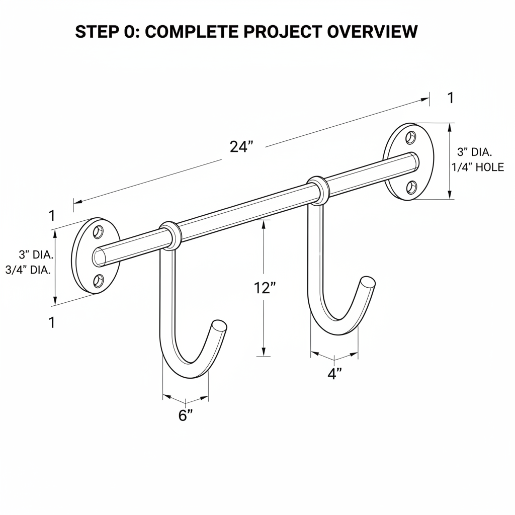 Industrial coat hooks made from bent rebar