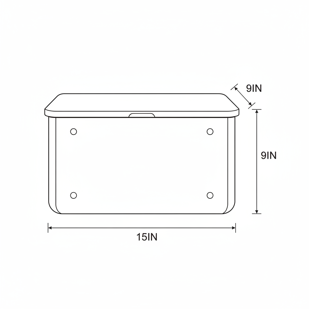 Bread box, simple.
