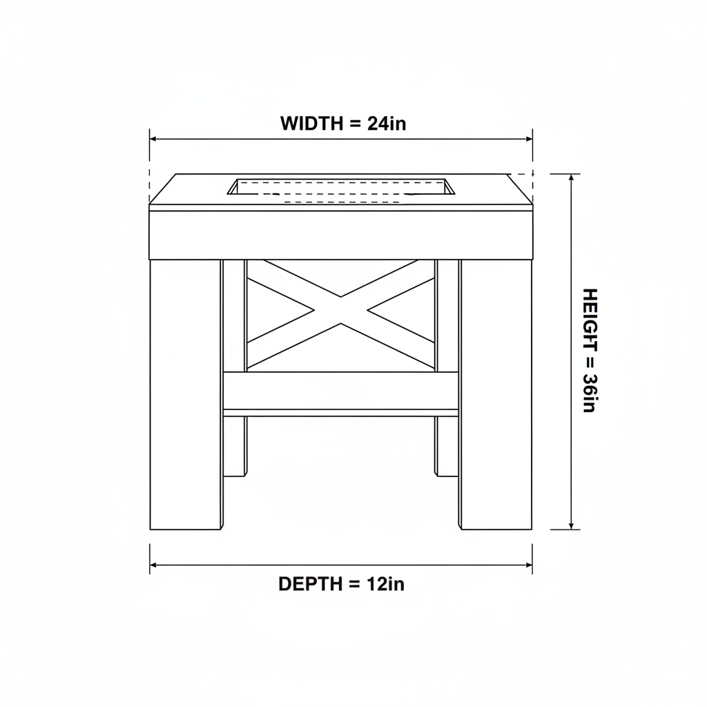 A Stand For A Fish Aquarium