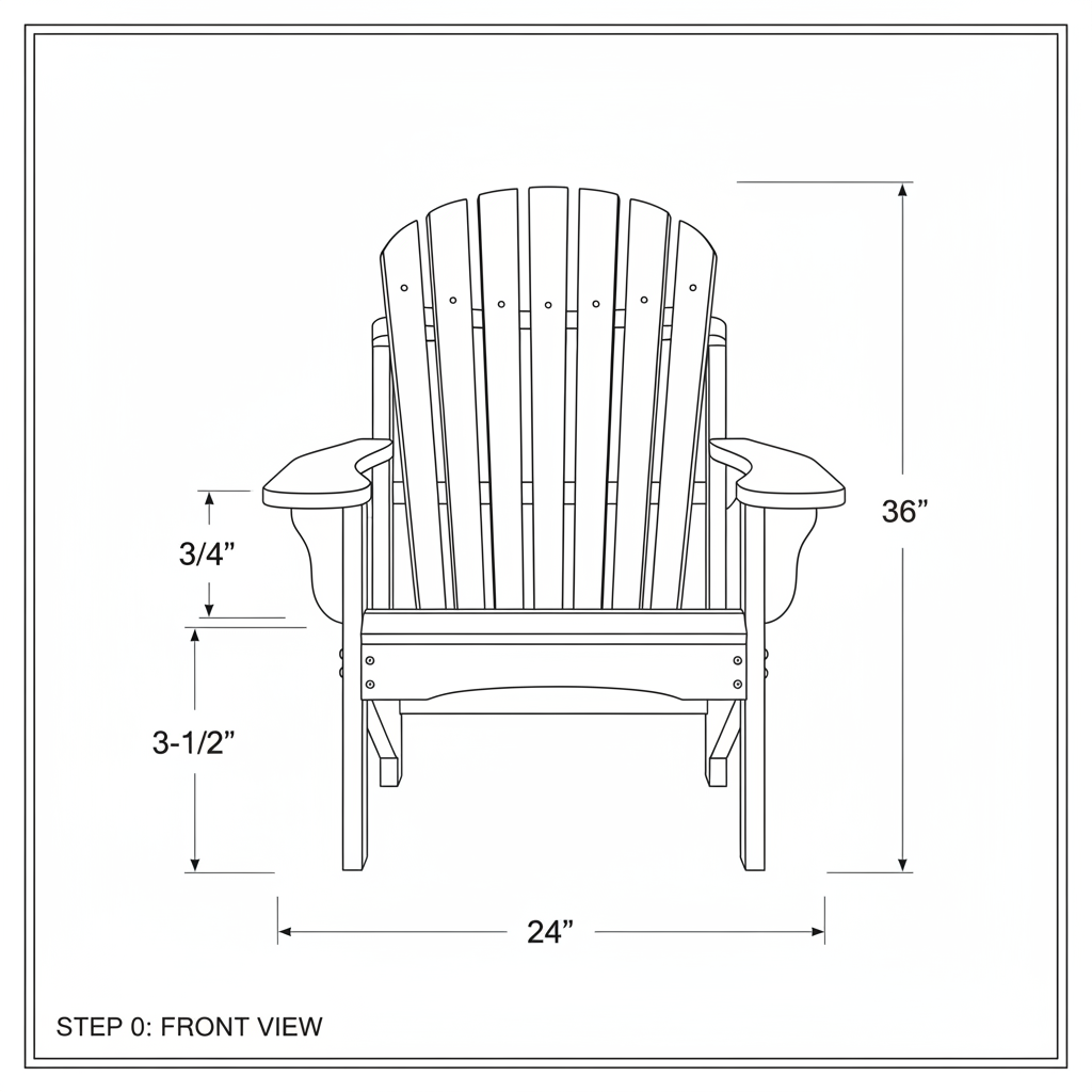 A Adirondack Chair For Outside