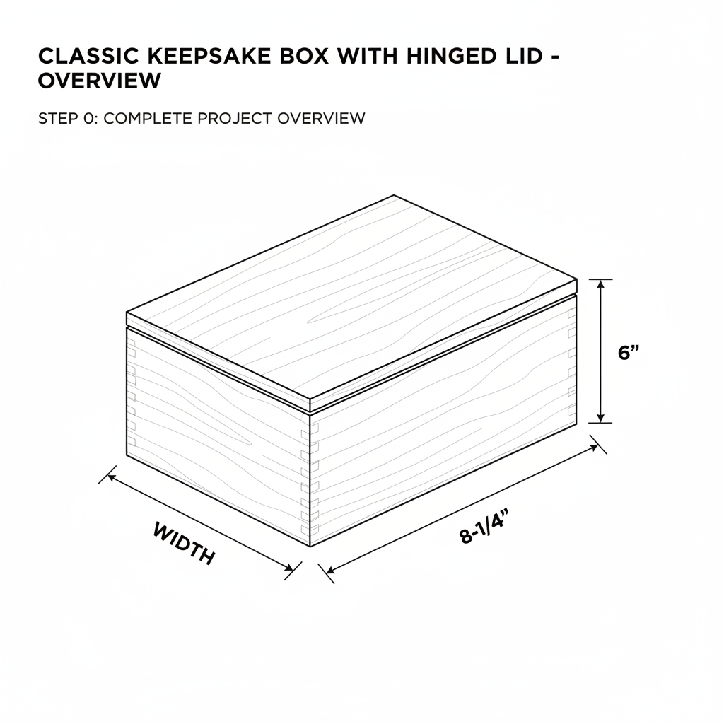 A basic box, with a top that opens and closes