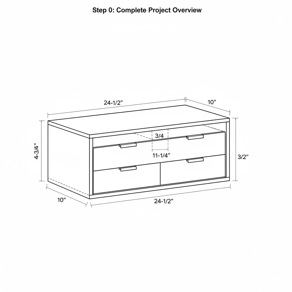 Desktop monitor riser with integrated storage drawers