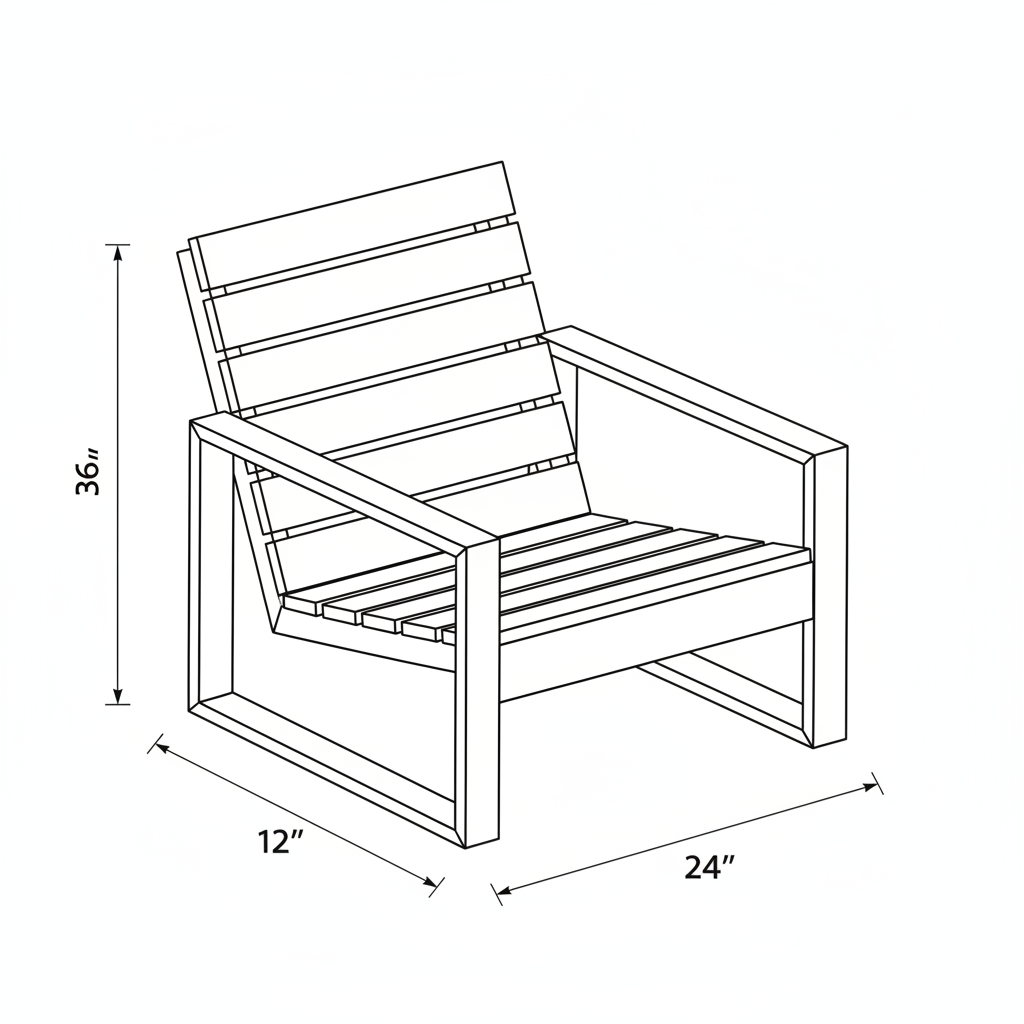 a adirondack chair for outside