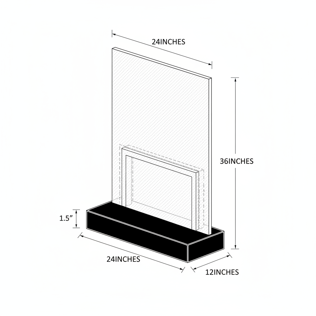 Glow Light Standing Wall that flows with black UV light