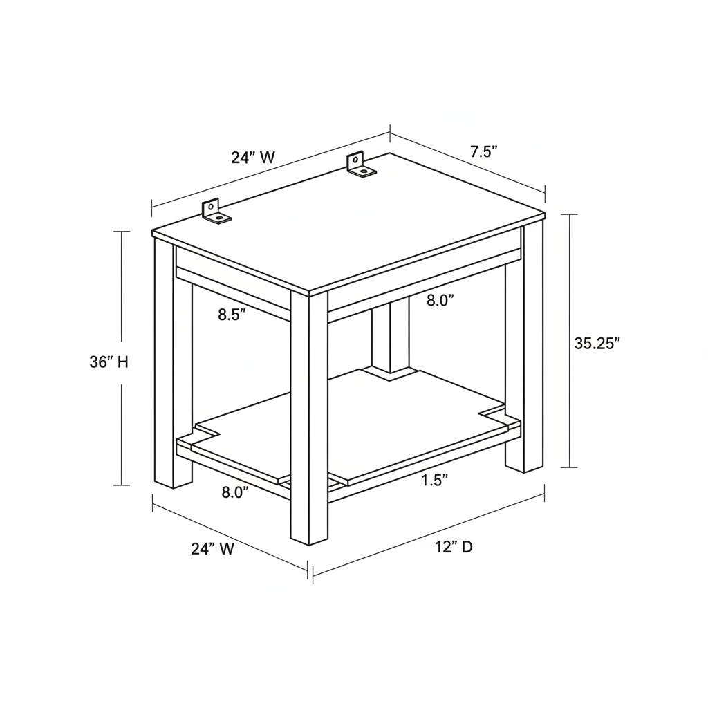 I want to build a basic desk for the garage.