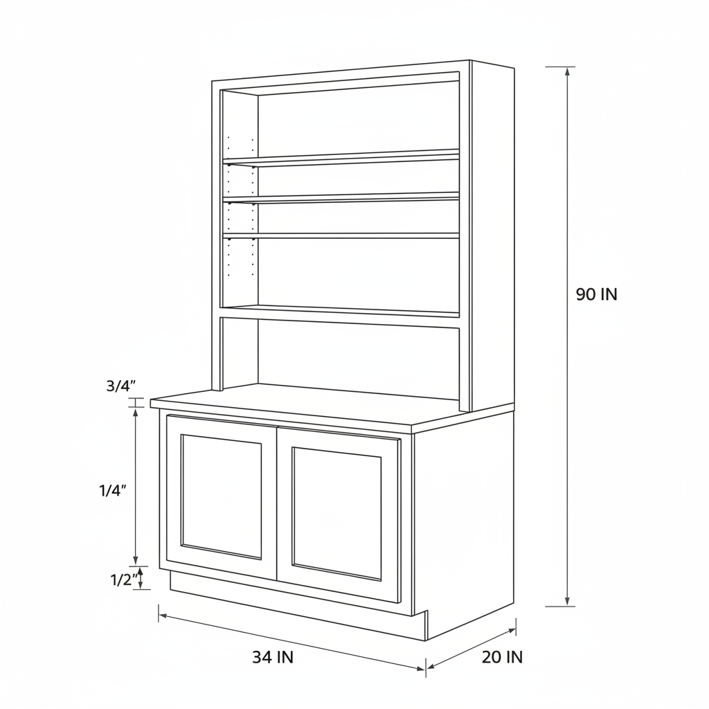 Built in shelving bookshelf with cabinet doors on bottom shelf for both sides of fireplace