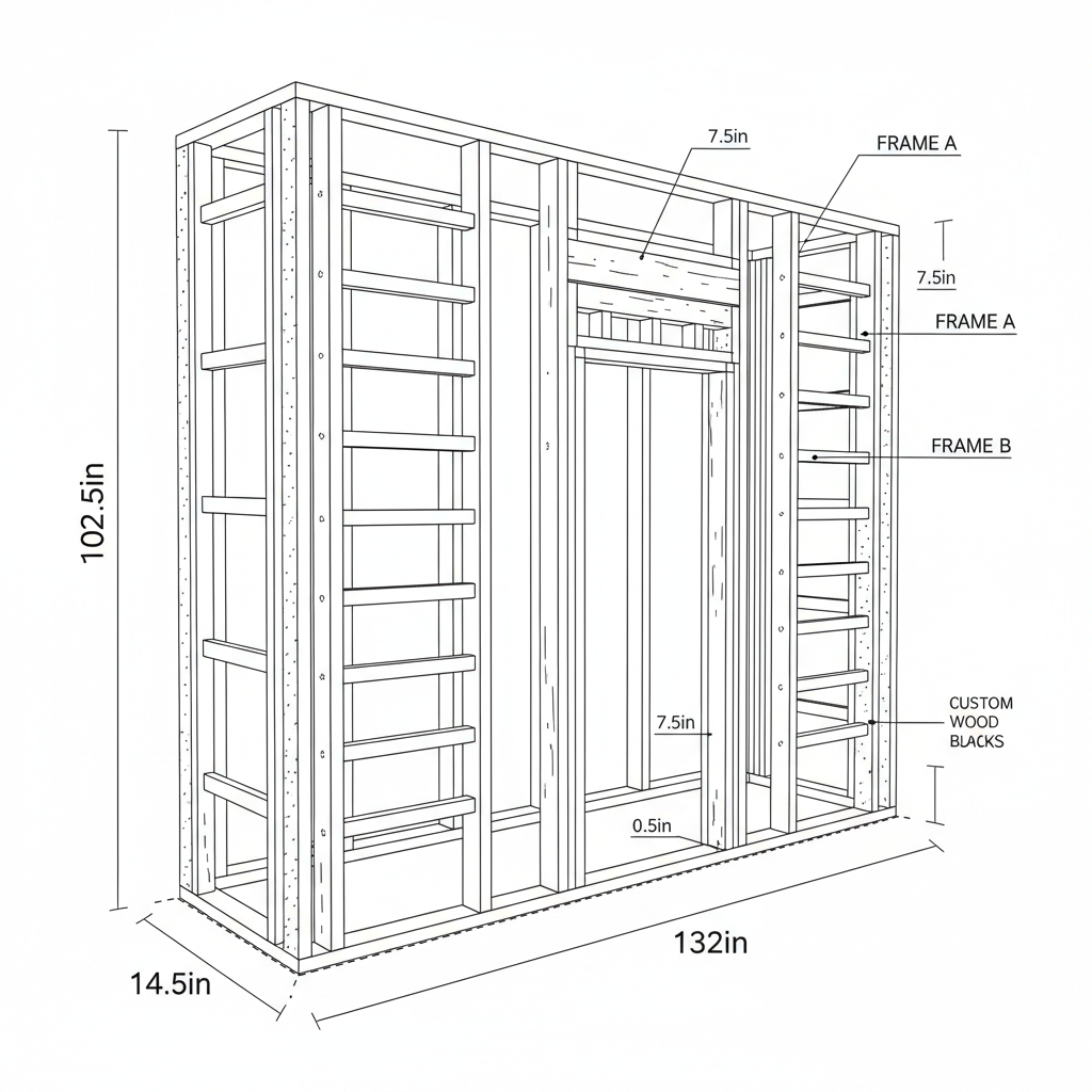 framing a wall to turn part of garage into a room