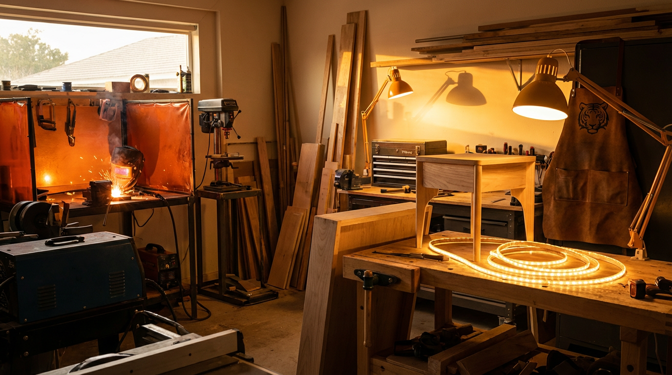 TigerDen Daily: Glow-in-the-Dark Tech, Welding Career Paths, and Profitable Woodworking (Feb 25, 2026)