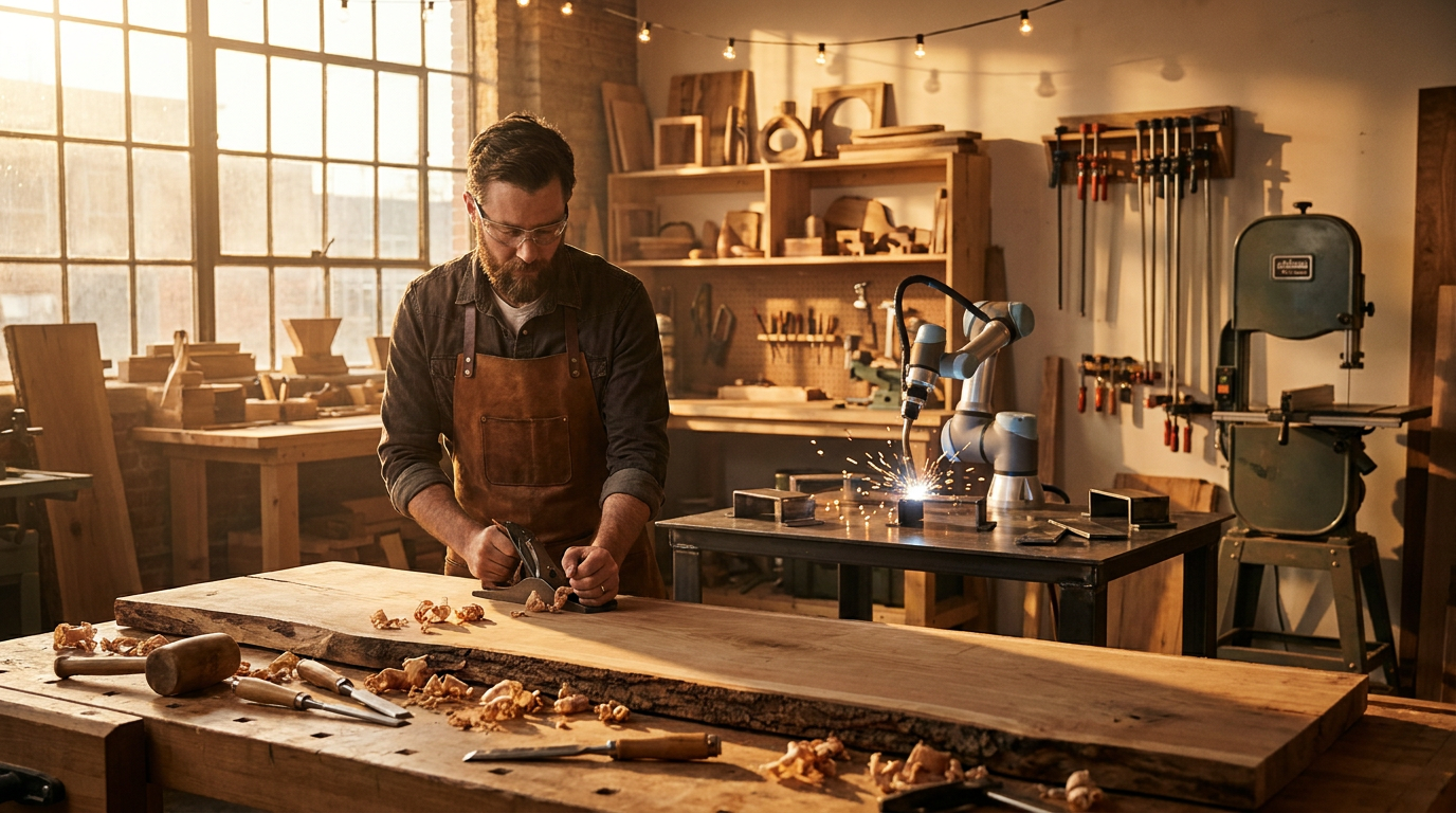 TigerDen Daily (July 9, 2026): Skill-Trade Windfalls, Cobot Welders, and the $32B Maker Economy