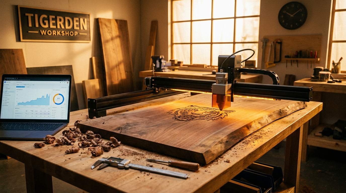 TigerDen Daily: Precision Lasers, SEO for Makers, and The Walnut Renaissance (July 13, 2026)