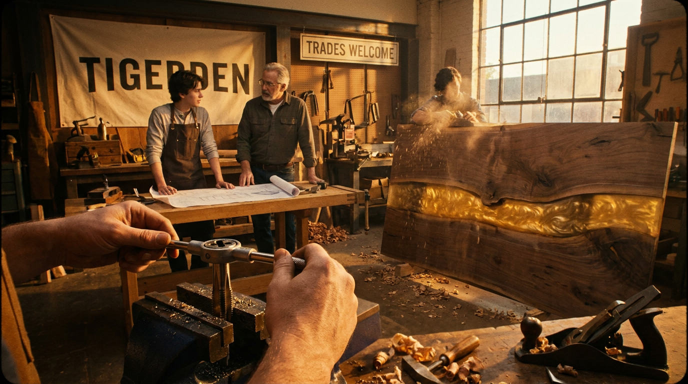 TigerDen Daily: Precision Tapping, Trade Careers, and The Walnut Resin Gamble (Monday, July 13, 2026)