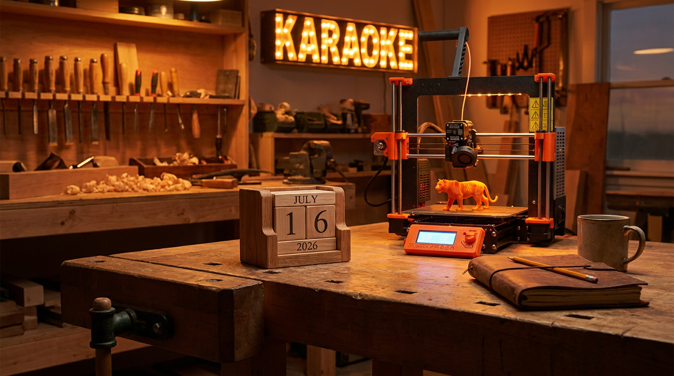 TigerDen Daily: Retail 3D Printing, $50B Data Centers, and DIY Karaoke Bars (July 16, 2026)
