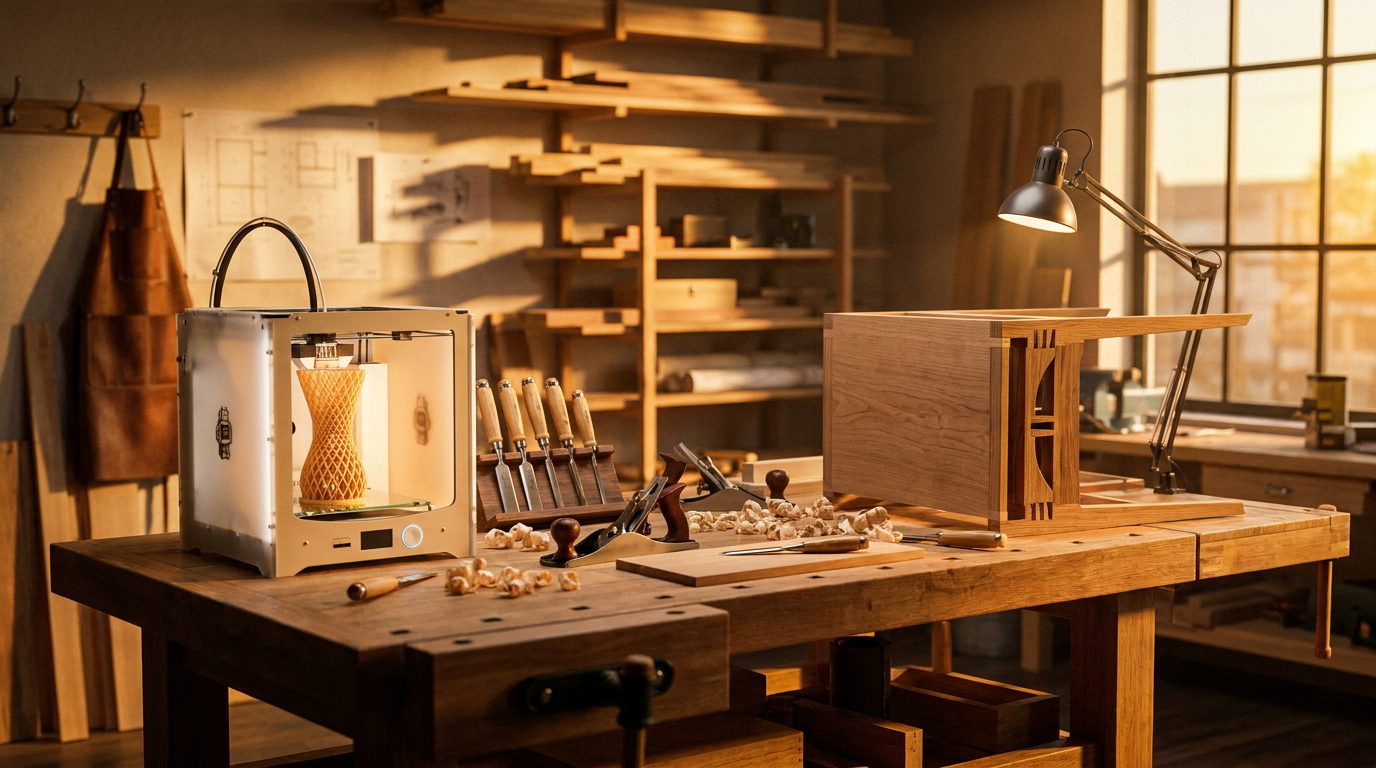 TigerDen Daily | July 24, 2026: 3D Printing Breakthroughs, Elite Trade Careers, and High-End Joinery Tips