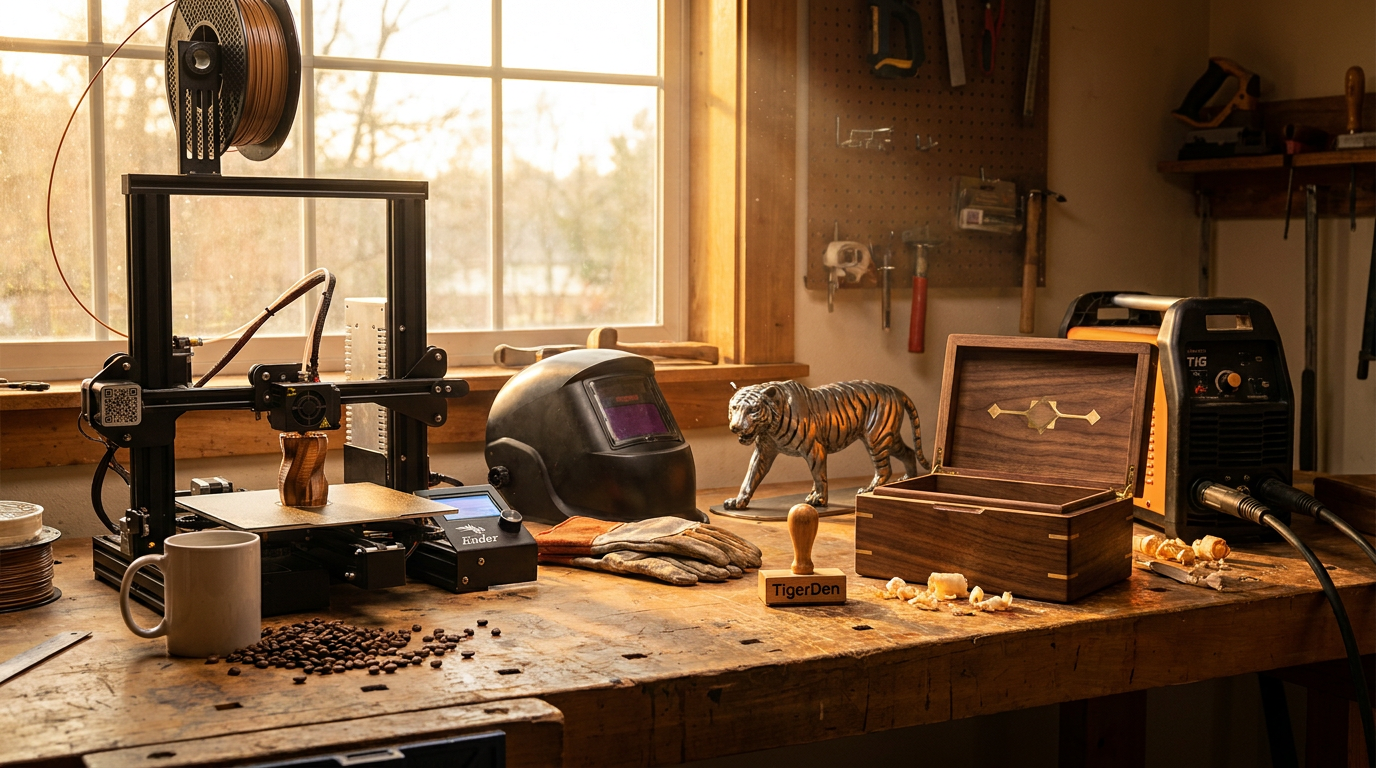 TigerDen Daily: Coffee-Infused Printing, Welding Career Wins, and DIY Luxury (Aug 26, 2026)
