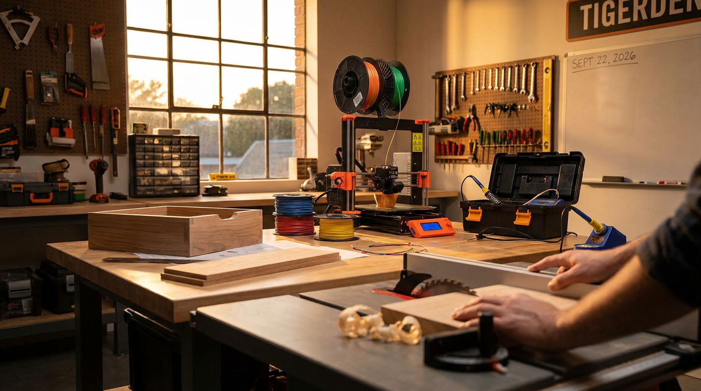 TigerDen Daily: Cutting-Edge 3D Printing, Electrical Trade Mastery, and the $40B Maker Boom (Sept 22, 2026)