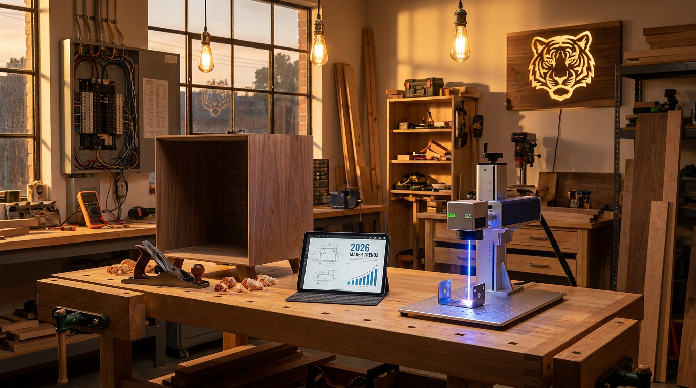 TigerDen Daily: Oct 13, 2026 – Laser Welding Tech, Electrical Career Shifts, and 2026 Maker Trends