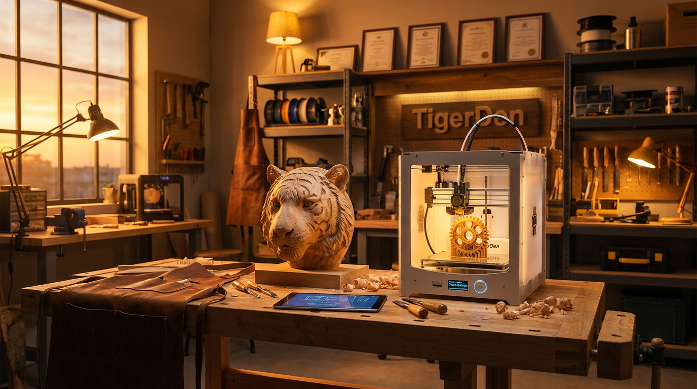 TigerDen Daily: 3D Printing Legal Trends, Trade Upskilling, and Weekend Woodworking (Oct 16, 2026)