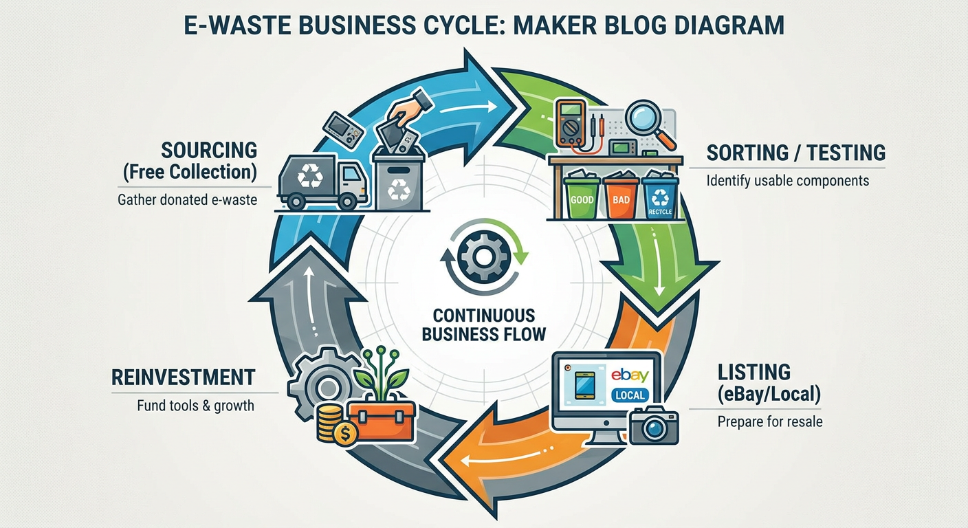 The E-Waste Flipping Profit Cycle