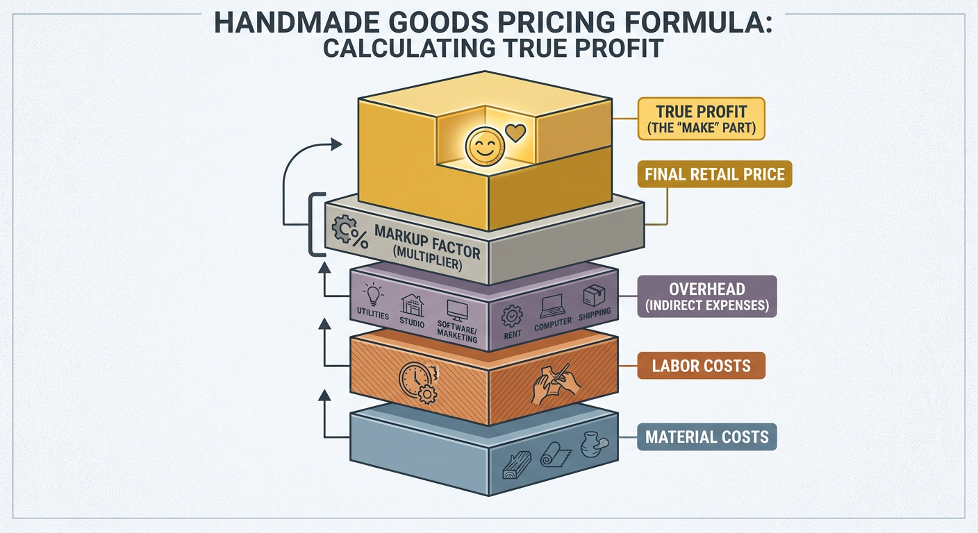 Pricing Formula for Handmade Goods: Calculating True Profit