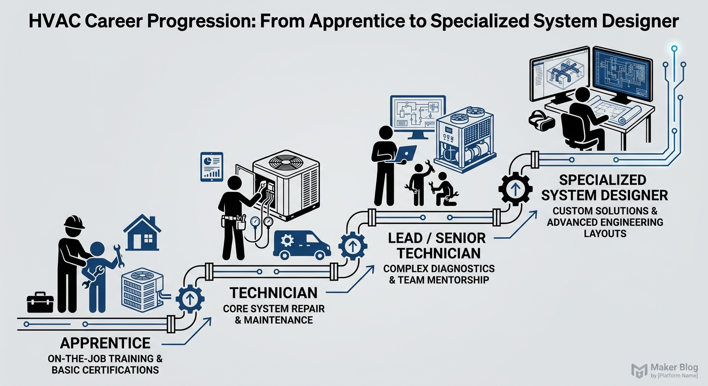 HVAC Career Progression: From Apprentice to Specialized System Designer