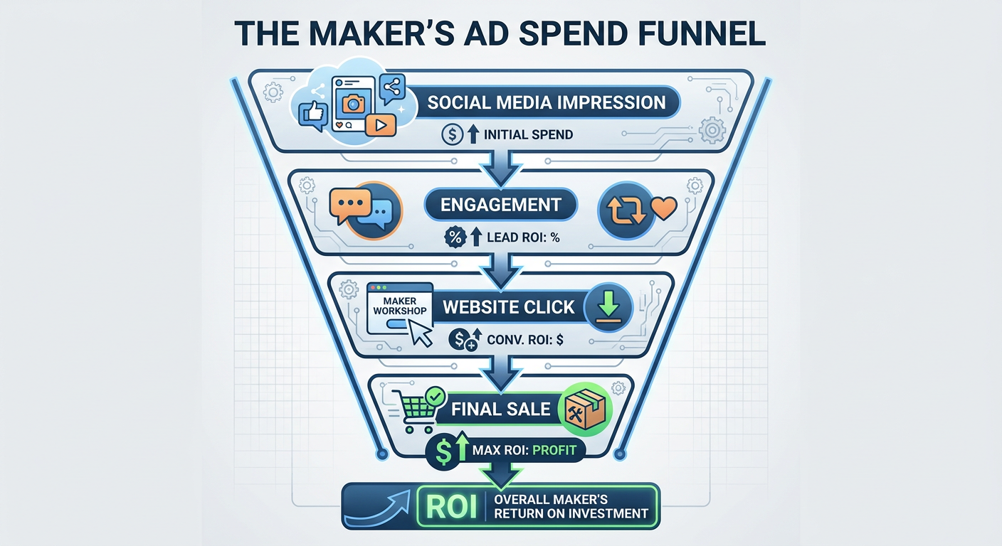 The Maker’s Ad Spend Funnel: From Awareness to Conversion