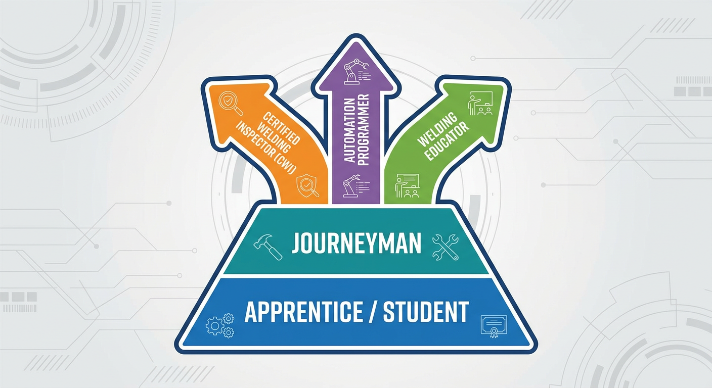 Welding Career Ladder: Apprentice to CWI and Automation Specialist