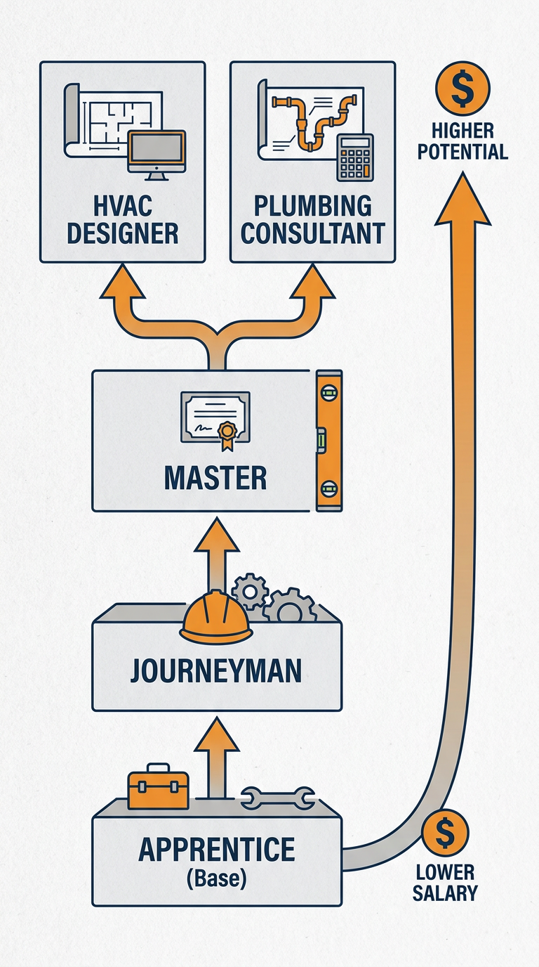 The Trade Career Ladder: Apprentice to Master Specialist