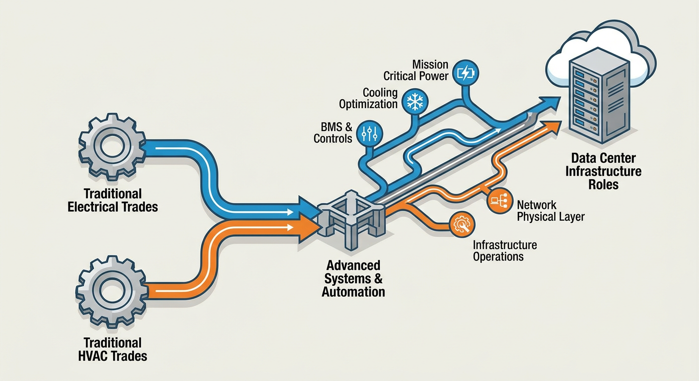 The Specialized Skilled Trades Ecosystem for Data Centers