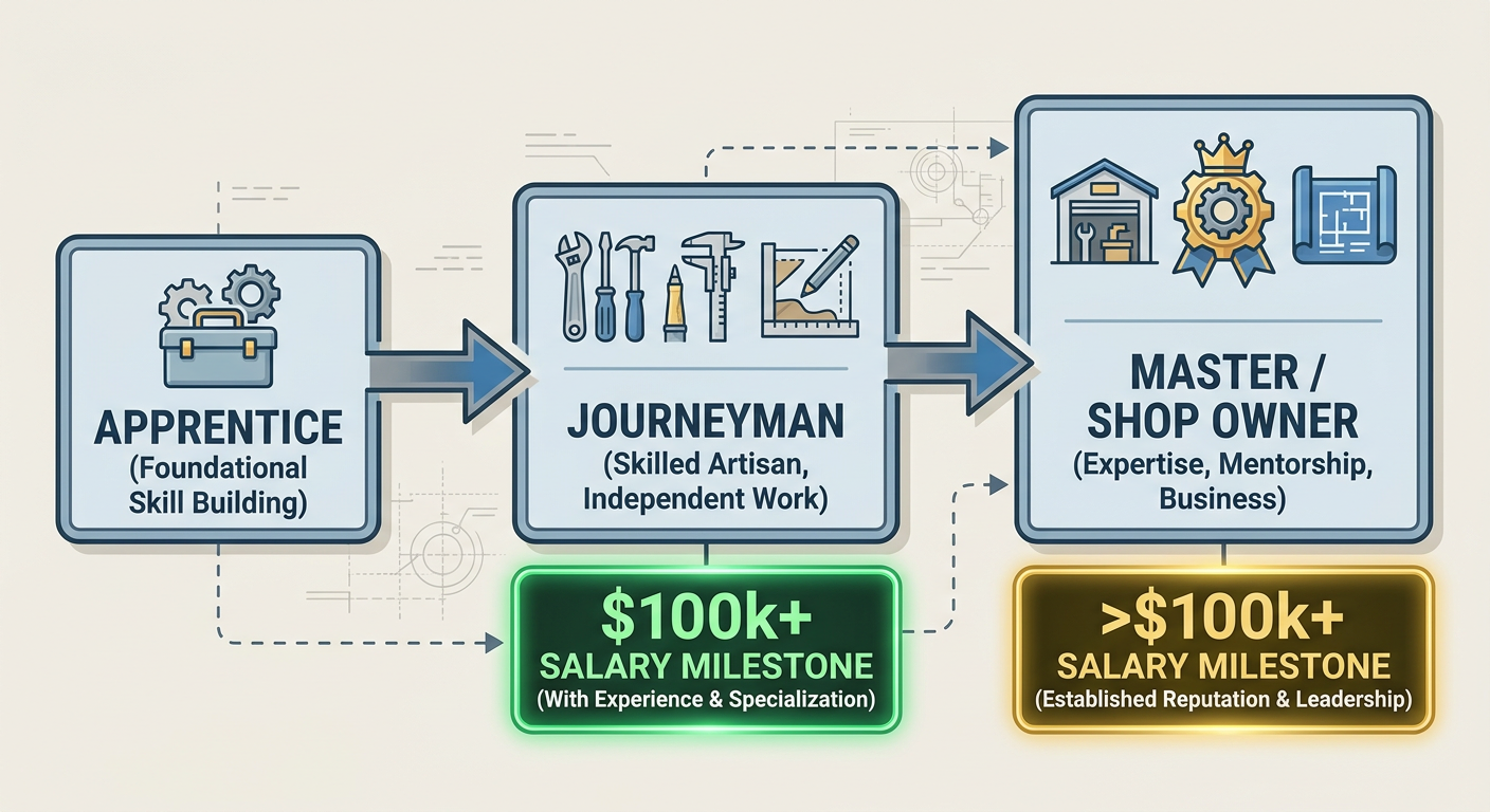 The Path to Six Figures - Career Progression in Modern Skilled Trades