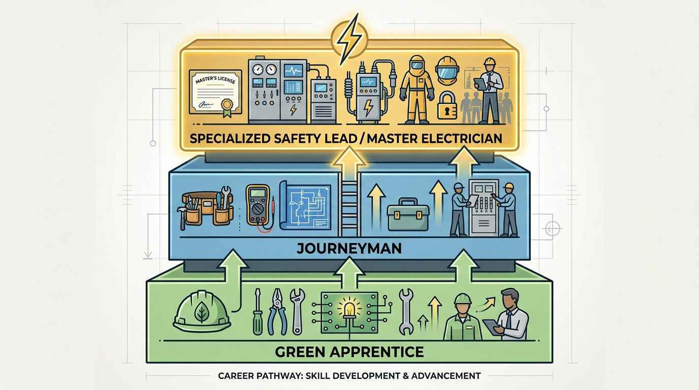 The Electrical Career Ladder: From JATC Apprentice to Safety Specialist