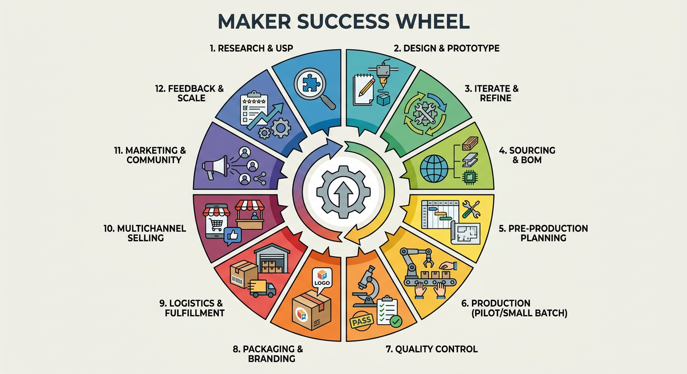 The 12-Step Roadmap for Launching a Maker Business