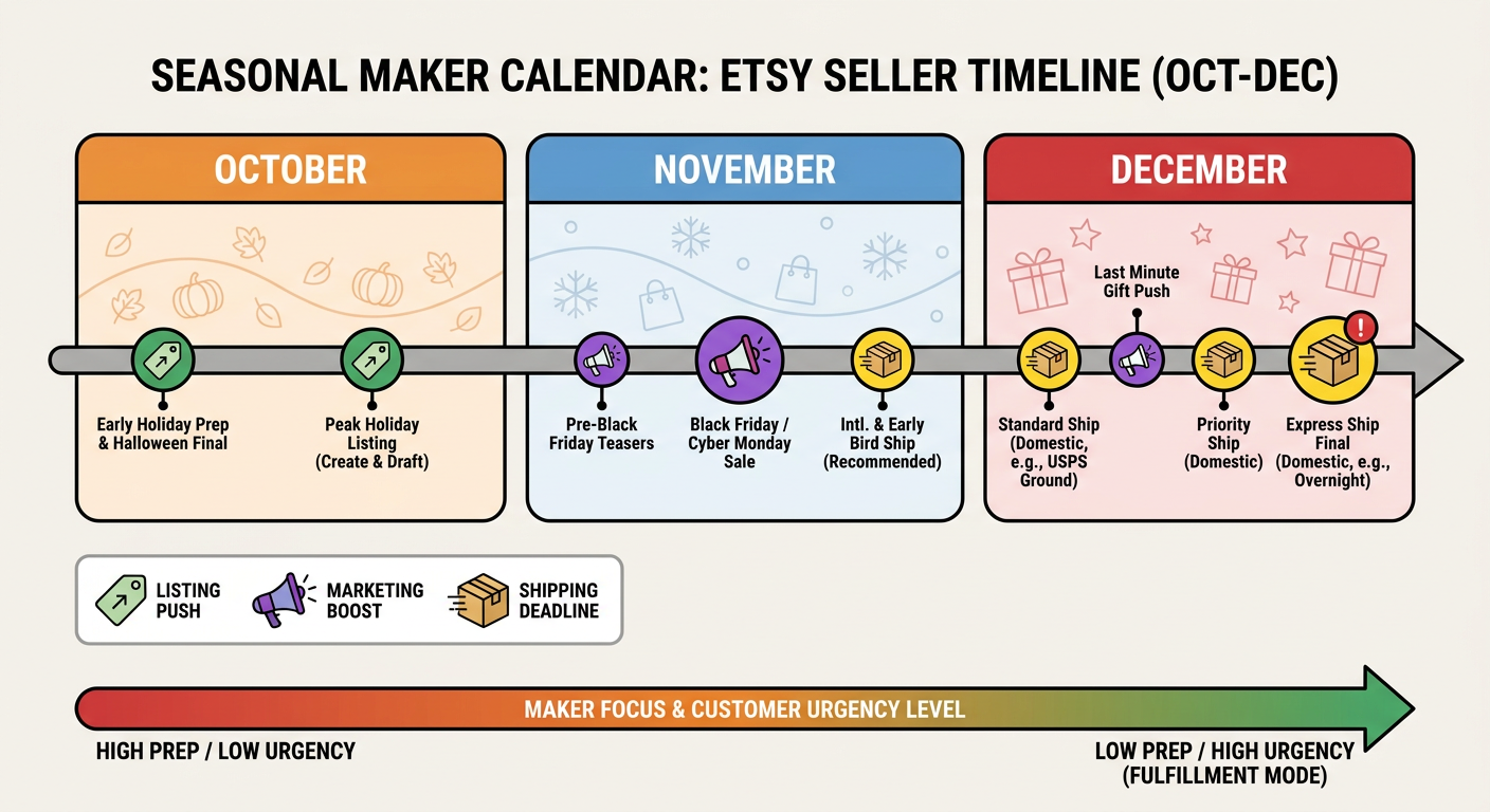 The 2026 Holiday Marketing Timeline - When to Post, Promote, and Ship