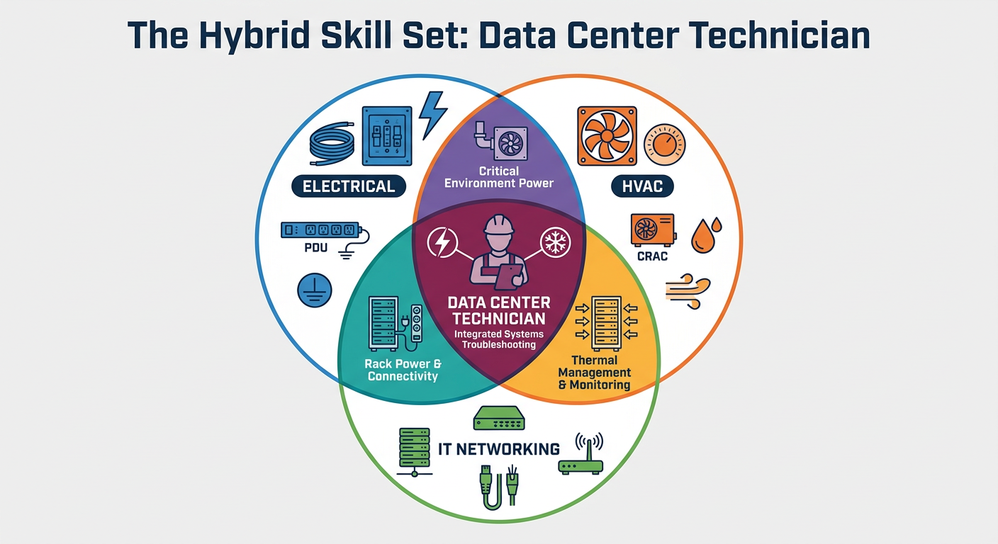The Hybrid Skill Set for Data Center Technicians
