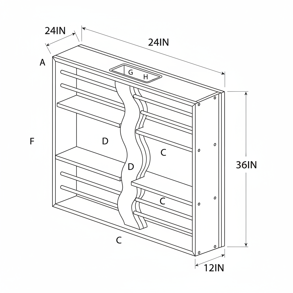 Generate original, marketable wooden plate/dish rack designs for home use — distinctive, not widely available. Requirements: ✅ Functional, stable, and practical ✅ Suitable for college production and commercial sale ✅ Varied shapes and configurations ✅ Improvements over simple triangular designs with only 4 lips ✅ Include design notes, dimensions, construction details, and benefits ✅ Provide visual references/sketches and full measurements for each idea