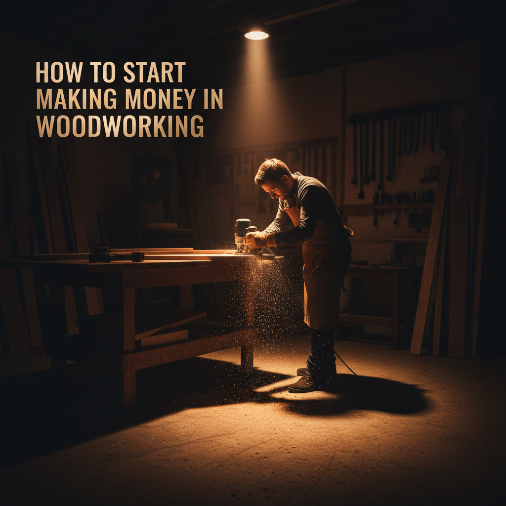 How to start making money in woodworking.