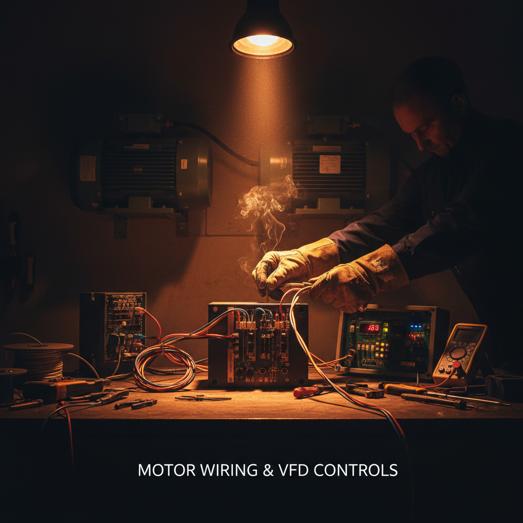 Motor Wiring & VFD Controls