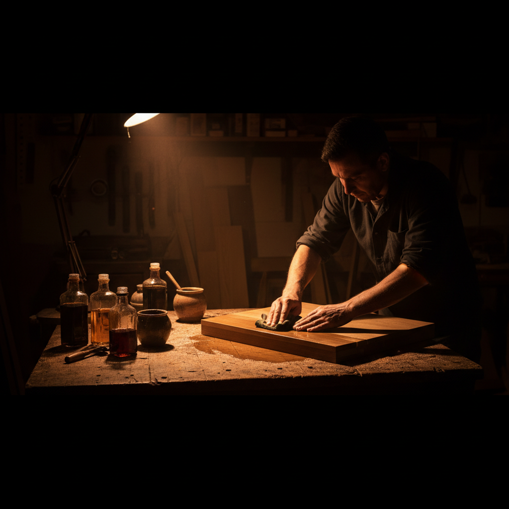 Perfecting the art of various oil finishes.