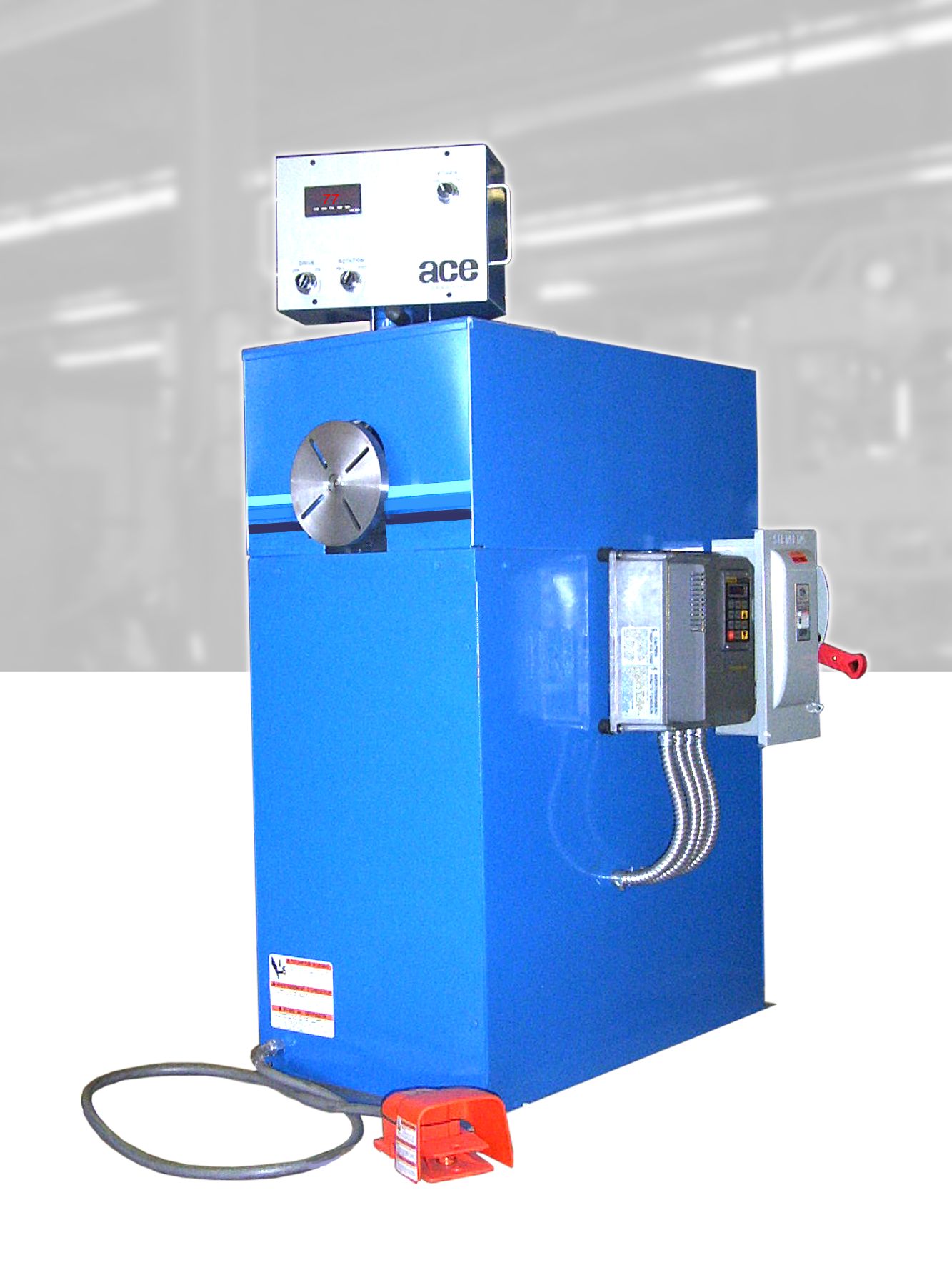 Auto rewind feature speeds coil changeover