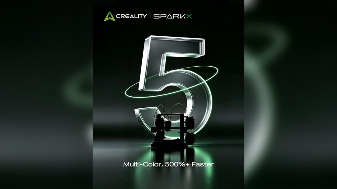 Creality Teases New i8 Low-Waste Four-Color 3D Printer