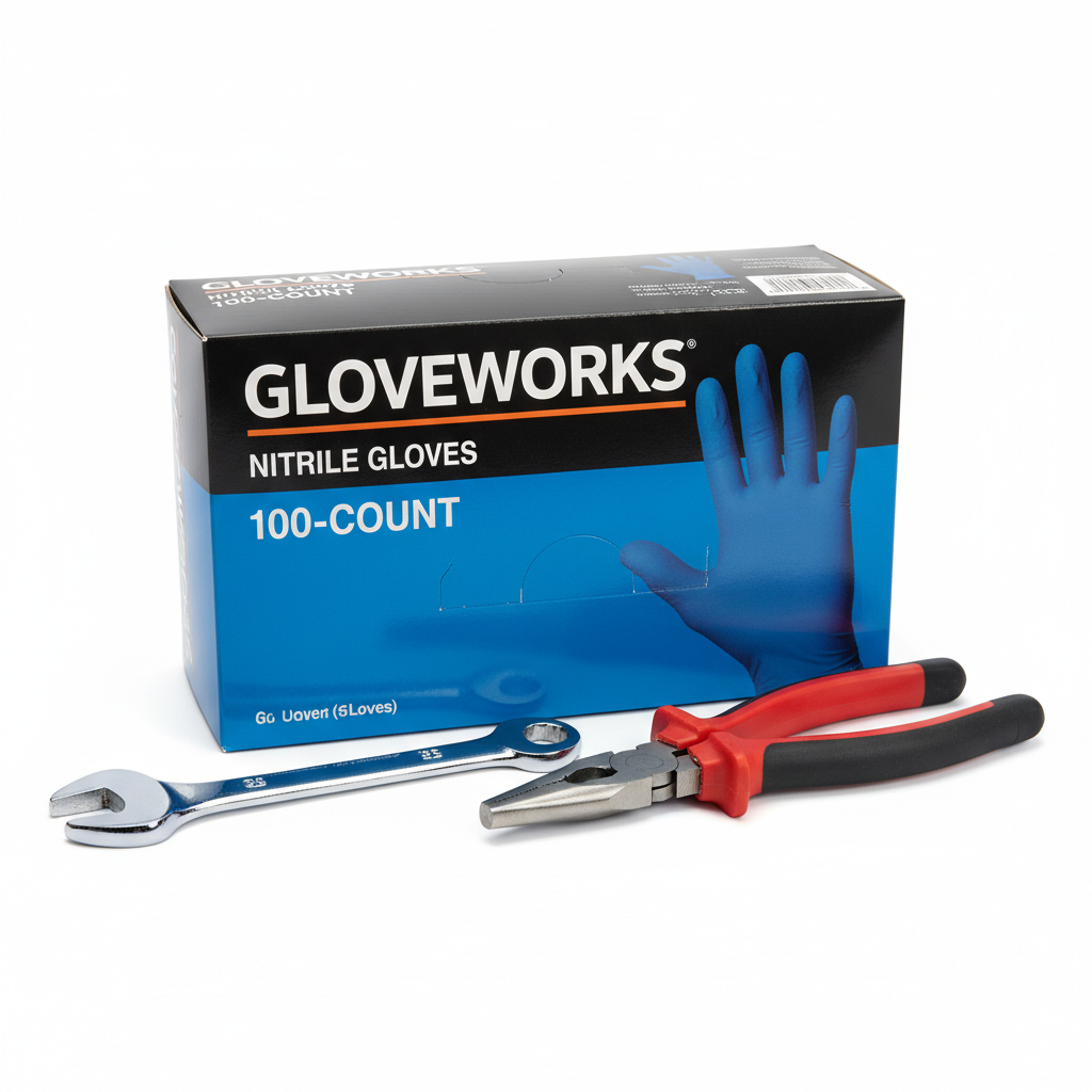 Gloveworks Nitrile Gloves 100-Count