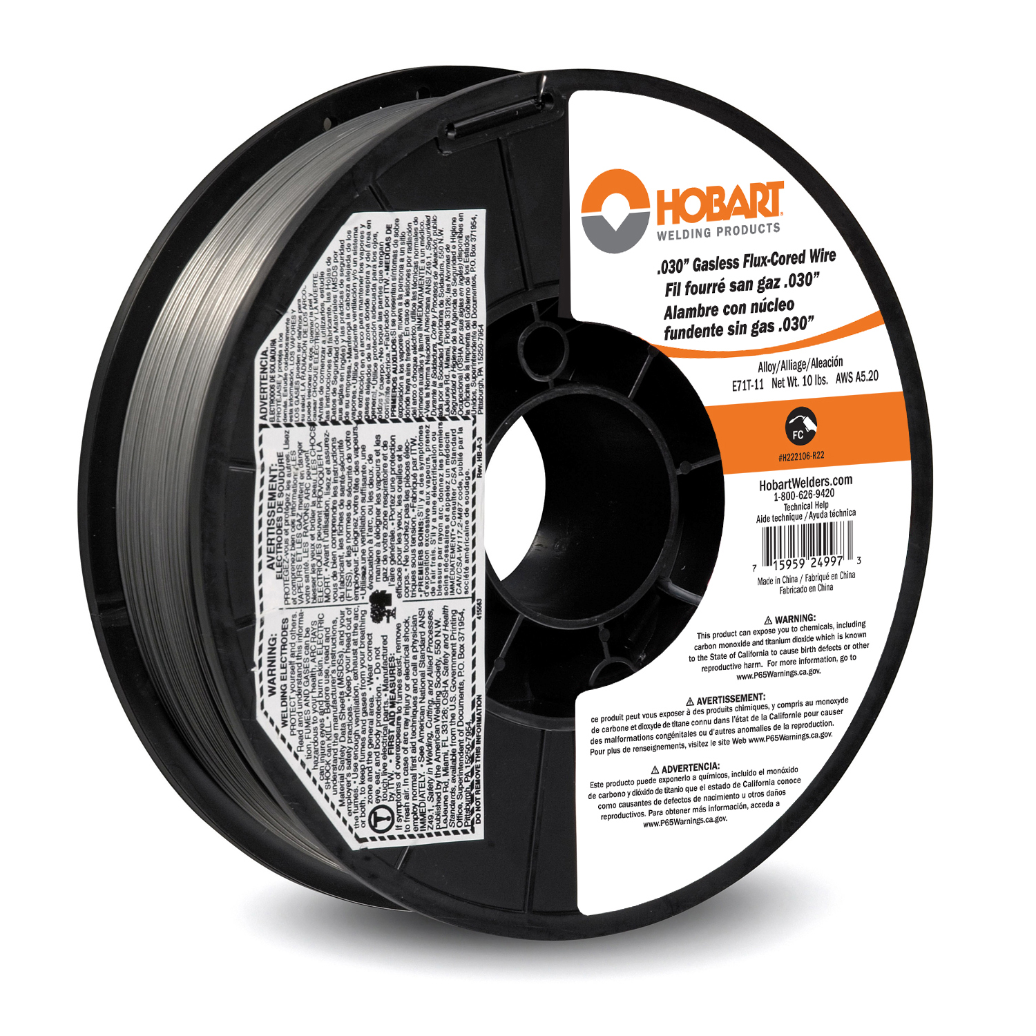 Hobart MIG Wire .030 10lb Spool
