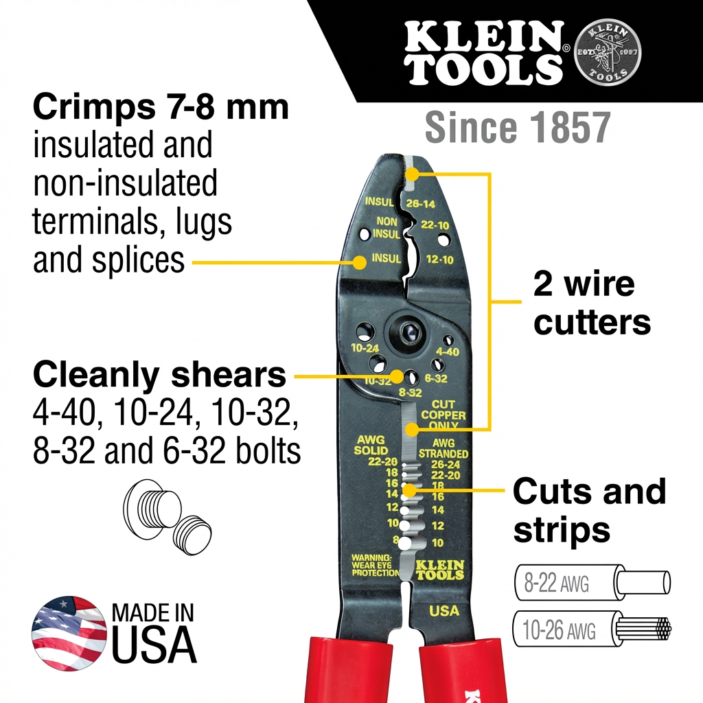 Klein Tools Wire Stripper/Crimper