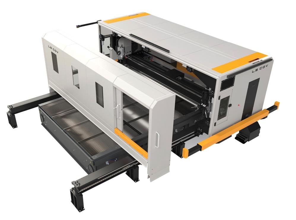 Modular laser system processes small to extra-large parts