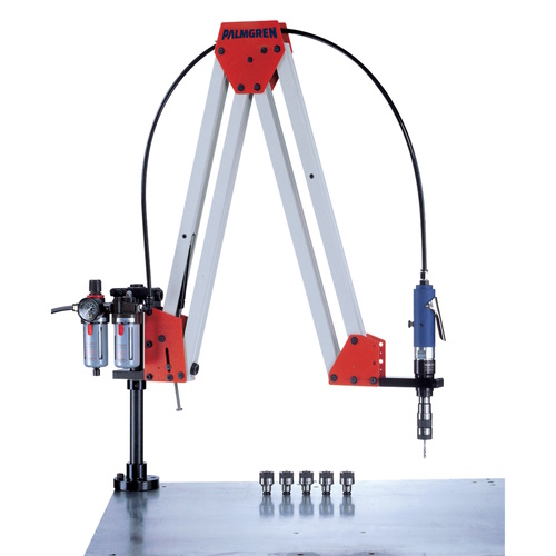 Pneumatic tapping arm provides reach up to 62 in.