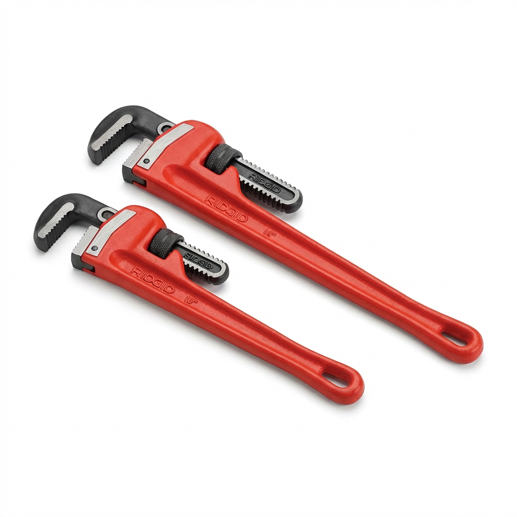 RIDGID 2-Piece Pipe Wrench Set
