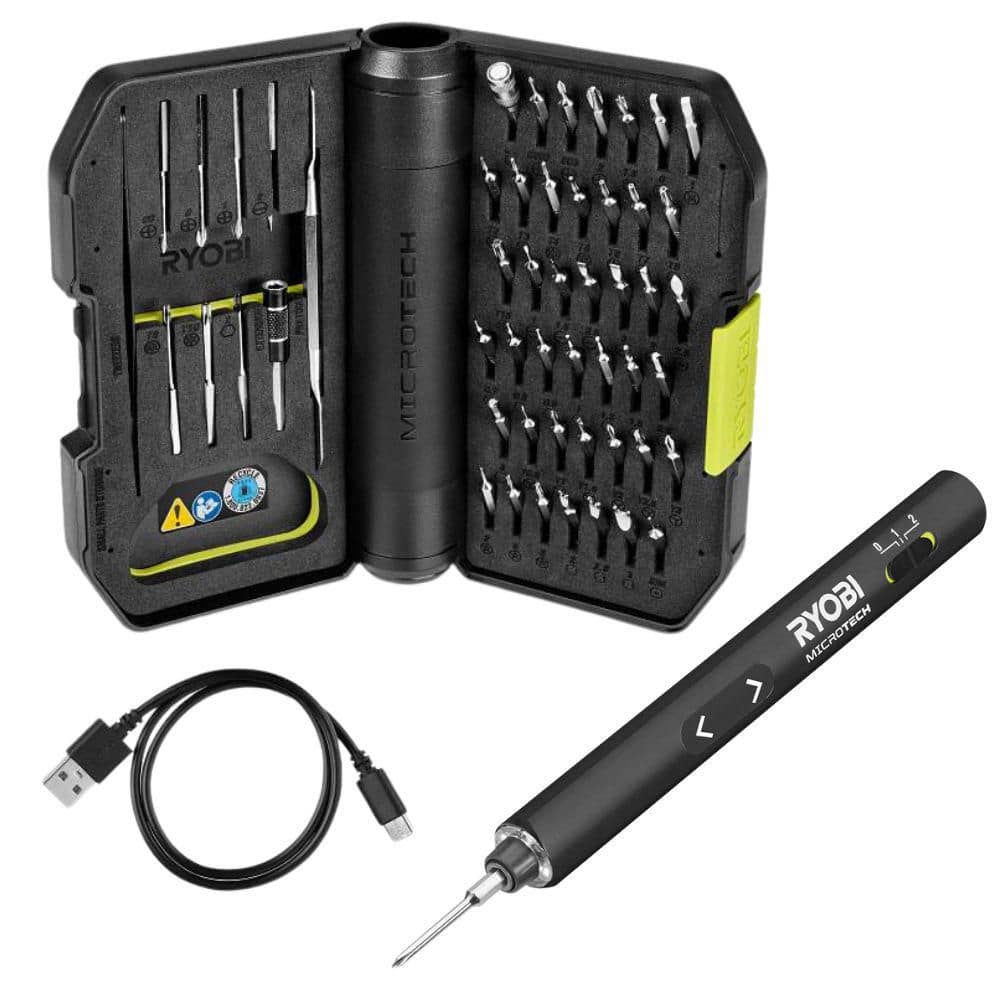 Ryobi Microtech Cordless Screwdriver Set