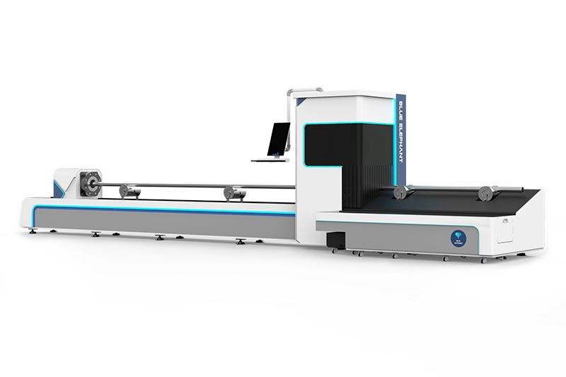 Tube and pipe fiber laser cutter