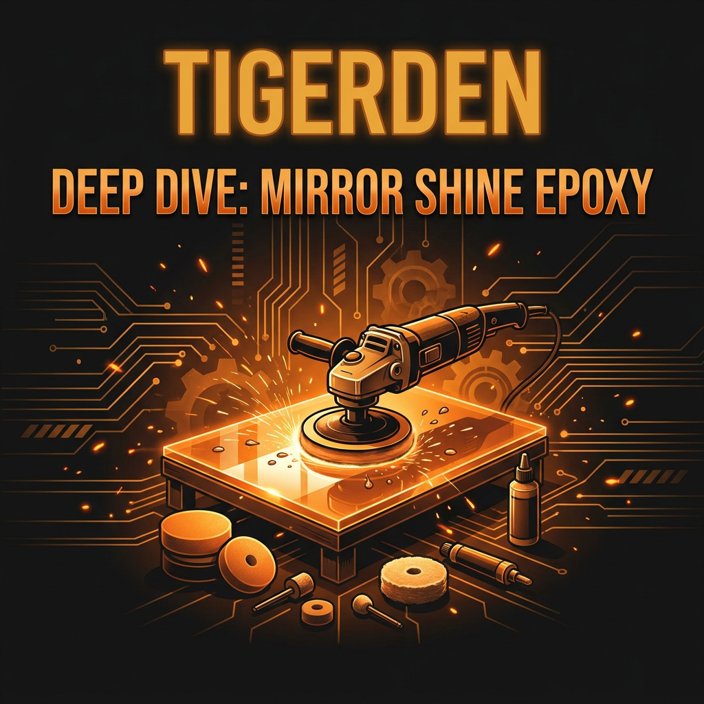 Deep Dive: Finishing and polishing epoxy to a mirror shine